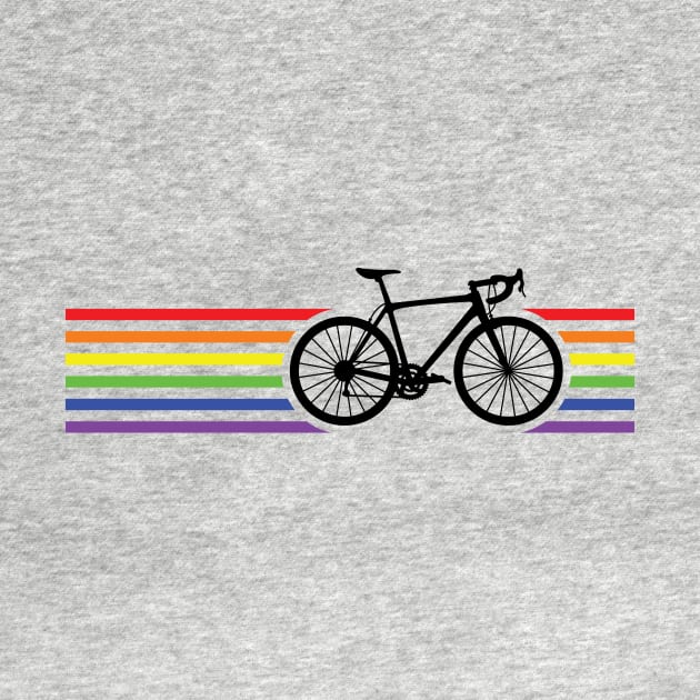 LGBT Pride Cycling by rainbowfoxdesigns